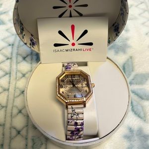 Octagon Floral Printed Expansion Watch